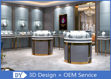 3D デザイン 宝石 展示ケース オーダーメイド サイズ ロゴ / 宝石 店 家具