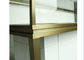 完全なステンレス鋼フレームの宝石類の飾り戸棚/店の陳列ケース