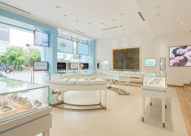 パーフェクト ガラス 宝石 展示ケース 小売店 ステンレス 鋼 木材